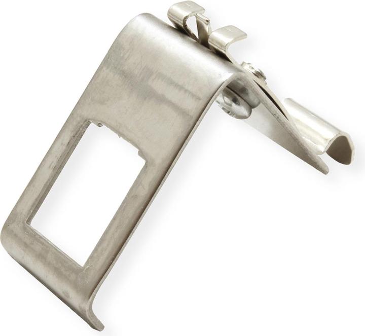 Actual product image Value Top-hat rail adapter unassembled, for 1 keystone (Antenna cable)