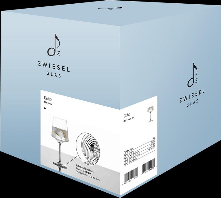 Actual product image Zwiesel Gin and tonic glass 'ECHO' (6.30 dl, 4 x, Gin glasses)