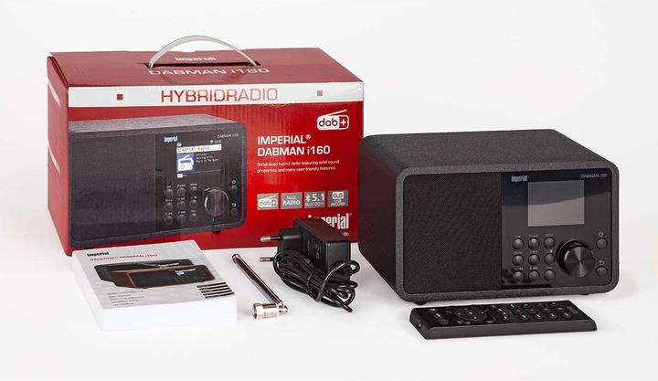 Immagine prodotto Imperial DABMAN i160 DAB+ e internetradio con bluetooth - zwart (Web radio, DAB, VHF, WiFi, Bluetooth)
