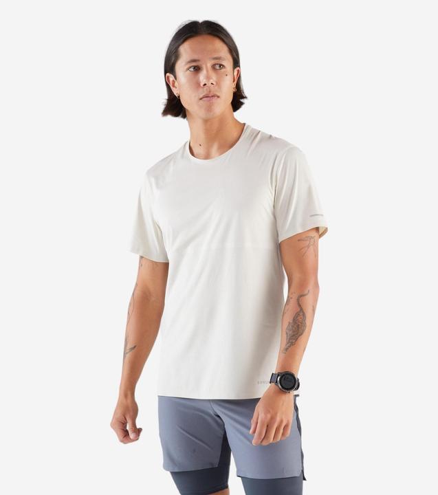 Produktbild Kiprun Laufshirt kurzarm Herren Langstrecke - Run 900 Ultra beige (XL)
