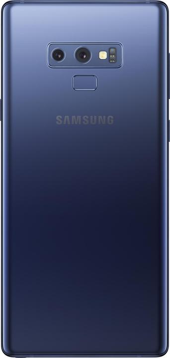 Actual product image Samsung Galaxy Note 9 EU (128 GB, Ocean Blue, 6.40", Hybrid Dual SIM, 12 Mpx, 4G)