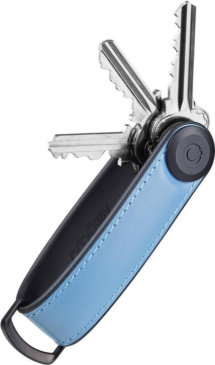 Orbitkey Hybrid Leather Key Organiser - Lake Blue