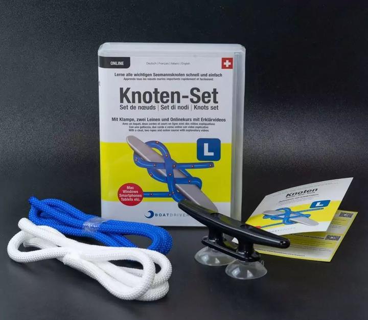 Produktbild Knoten-Set, mit Klampe, Leinen, Video
