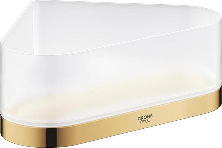 Grohe Corner shower tray SELECTION with holder cool sunrise