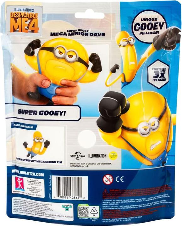 Produktbild Moose Ich - Einfach Unverbesserlich 4 Stretchy Hero Figur Dave
