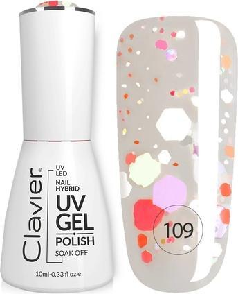 Clavier Luxury Nail Hybrid Uv Gel Hybrid Nail Polish 109 Lemon Shot 10Ml (109 Lemon Shot)