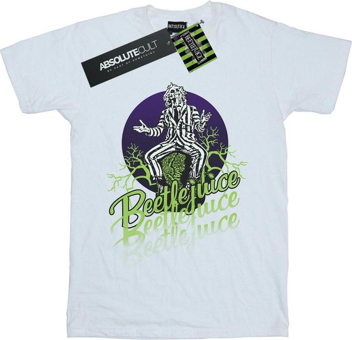 Beetlejuice Faded Pose Baumwolle Boyfriend TShirt