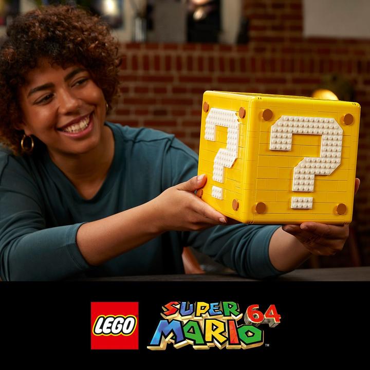 Produktbild LEGO Fragezeichen-Block aus Super Mario 64 (71395, LEGO Seltene Sets, LEGO Super Mario)