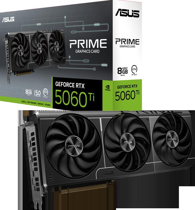 Actual product image ASUS Dual GeForce RTX 5060 Ti OC (8 GB)