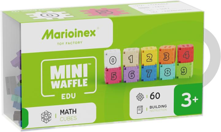 Actual product image Marioinex Mini Waffle 60-teilige Mathe-Würfel