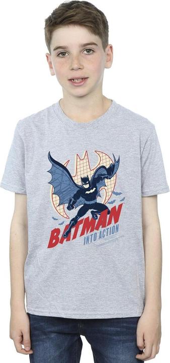 Actual product image Boys Batman Into Action T-Shirt (140, 146)