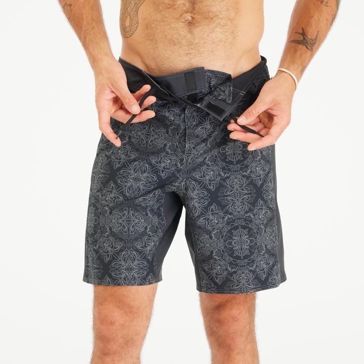 Immagine prodotto Olaian Boardshorts Herren lang 500 Arch Scarabia 19" schwarz (38)