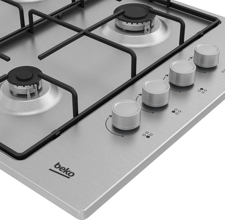 Produktbild Beko HIGG641C3SX Edelstahl-Einbau-Gasherd(e) 60 cm