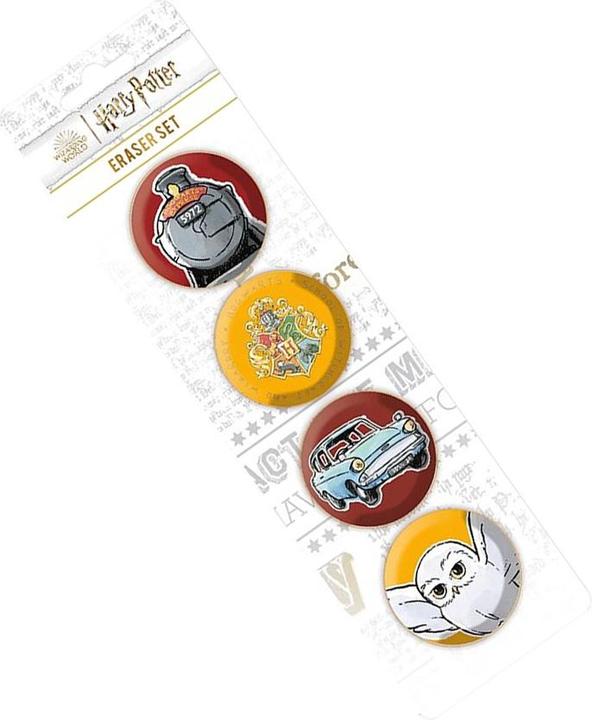 Actual product image Hogwarts Eraser Set (Pack of 4)
