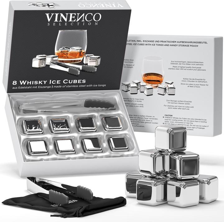 Actual product image Vinenco Whisky Steine Set (Whisky stones)