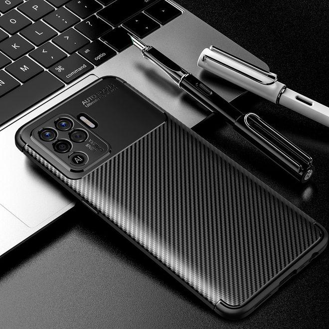 Actual product image MU Style Carbon Fiber TPU Softcase Series (Oppo A94)
