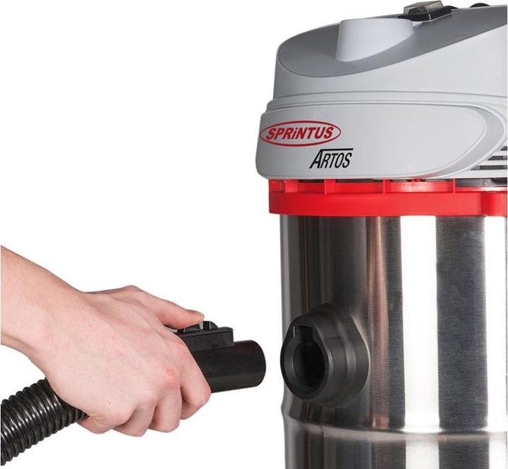 Image du produit Sprintus Aspirateur eau et poussières, ARTOS 30 l, avec filtre HEPA 13, puissance 1200 W. (Aspirateur eau et poussière)