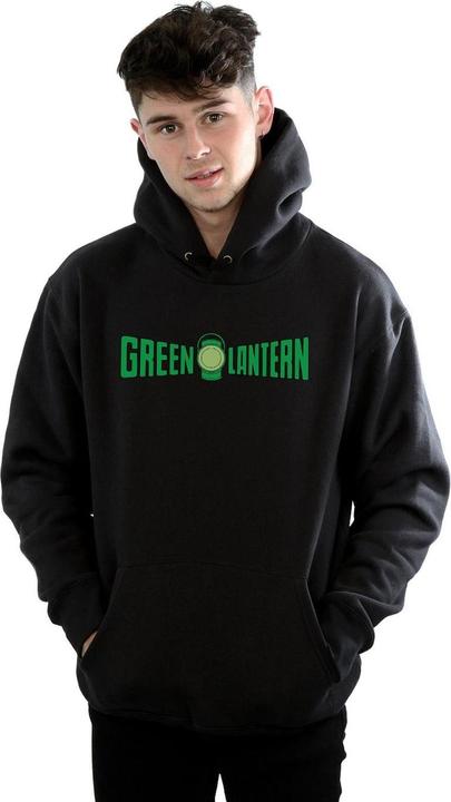 Produktbild Green Lantern Text Logo Kapuzenpullover (S)