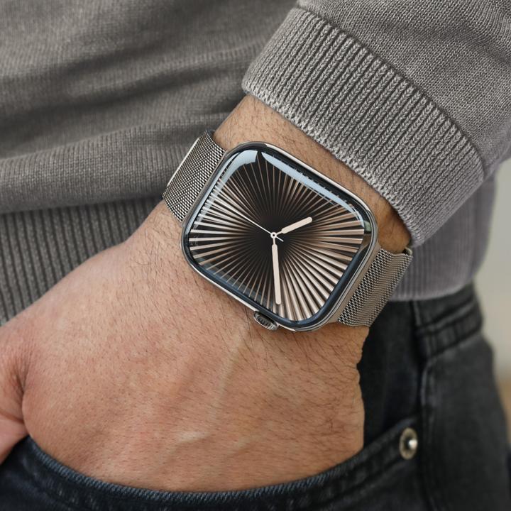 Actual product image Vonmählen Milanesearmband 2 für Apple Watch 40/41/42 mm Desert Sand (Stainless steel)