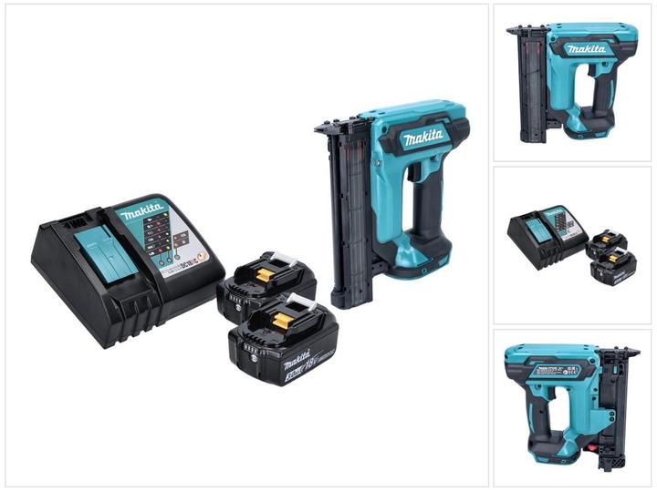 Actual product image Makita DFN 350 RF Battery upsetting nailer 18 V 15 - 35 mm + 2x battery 3.0 Ah + charger