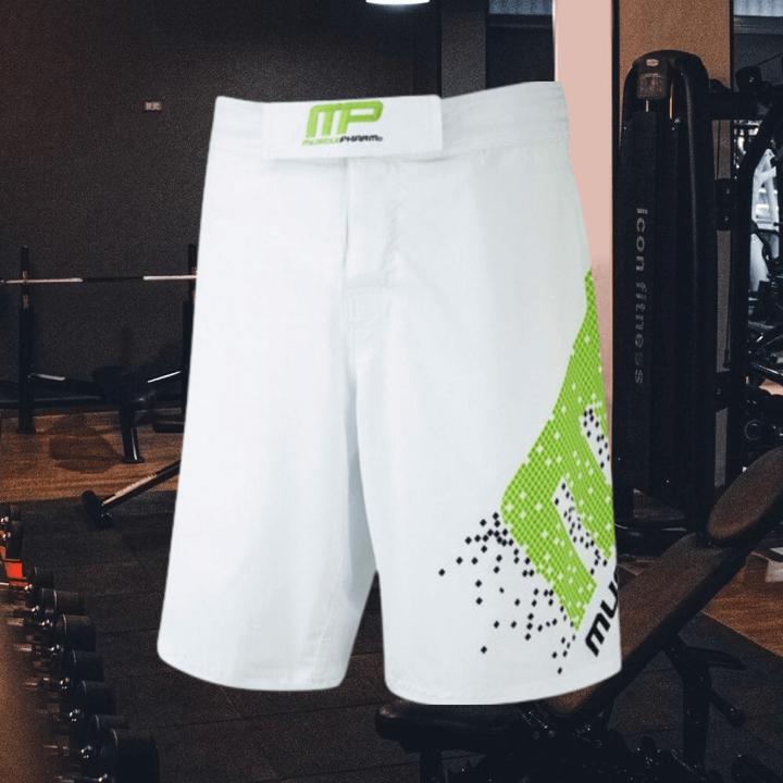 Actual product image MP Woven Short Sportline White Lime-Green (XL)