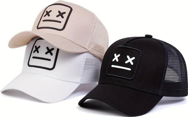Immagine prodotto PhoneLook Cappello da baseball in mesh traspirante Cappello trucker unisex con motivo di tendenza