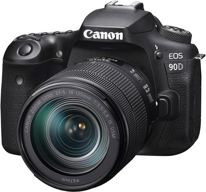 Actual product image Canon EOS 90D Kit (18 - 135 mm, 32.50 Mpx, APS-C / DX)