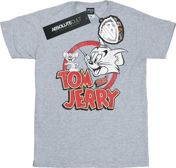 Image du produit Tom & Jerry - T-shirt DISTRESSED LOGO - Femme (XL)