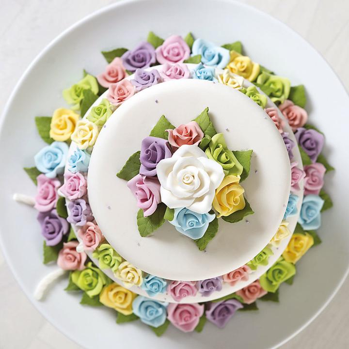 Actual product image Decora Sugar Roses (8 x)