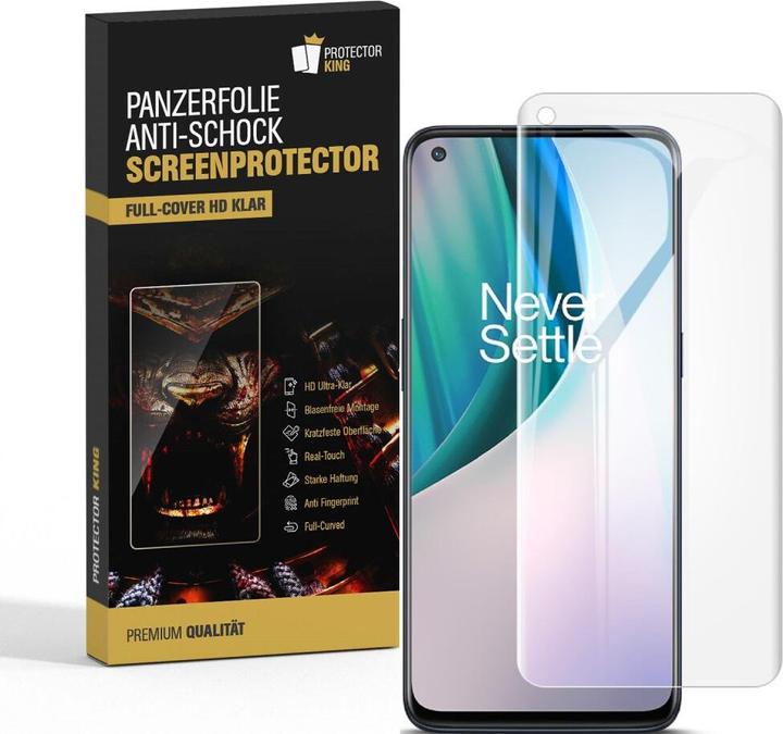 Actual product image Protectorking 4x Panzerfolie Anti-Shock HD Klar (4 Piece, OnePlus North N10)