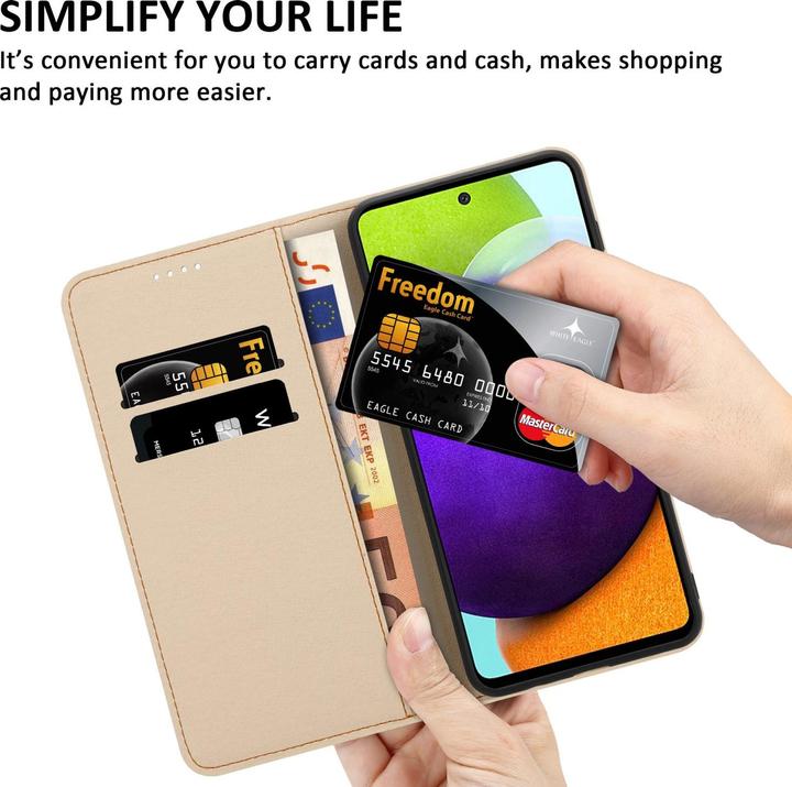 Image du produit Cadorabo Pochette Book avec impression (Samsung Galaxy A52, Samsung Galaxy A52 5G, Samsung Galaxy A52s 5G)