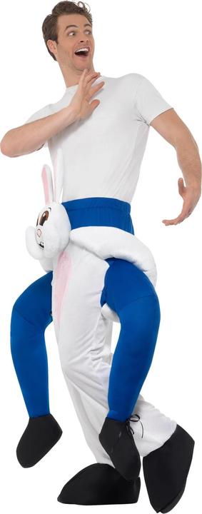 Actual product image Smiffys Unisex Adult Rabbit Piggy Back Costume (One size)