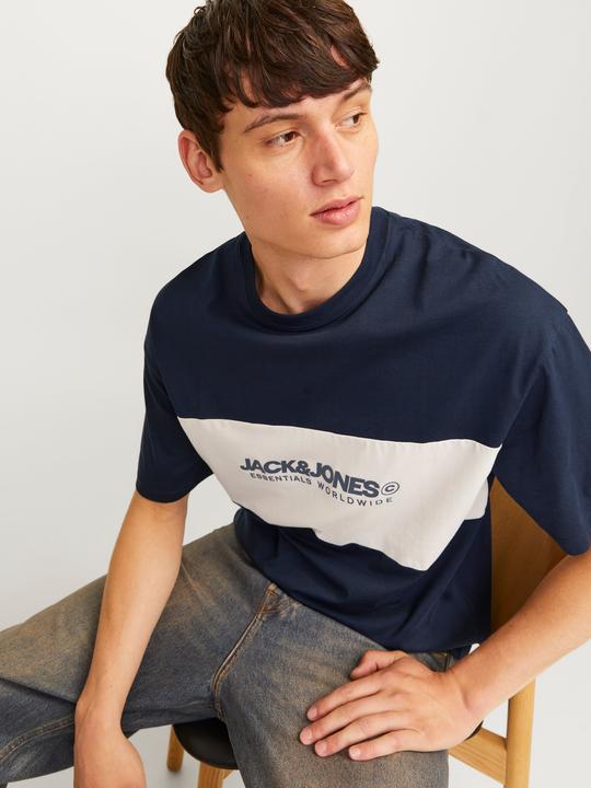 Produktbild Jack & Jones Jjelegacy Blocking Tee Ss O-Neck Noos (XXL)