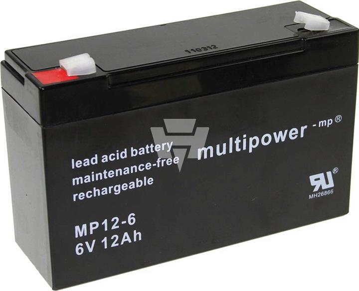 Multipower Bleiakku 6V / 12Ah (6 V, 12000 mAh)