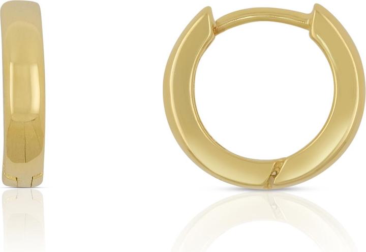Actual product image Muau Creoles (750/18 K Yellow gold)
