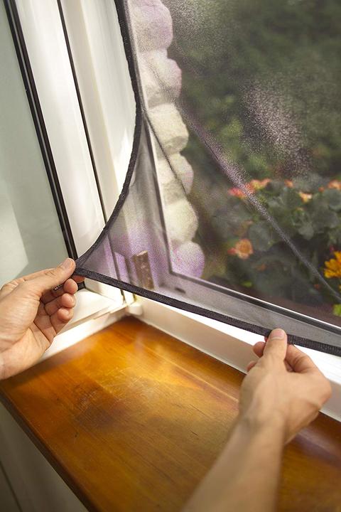 Actual product image tesa Insect screen COMFORT for windows, with Velcro tape, self-adhesive, without drilling (130 x 150 cm)