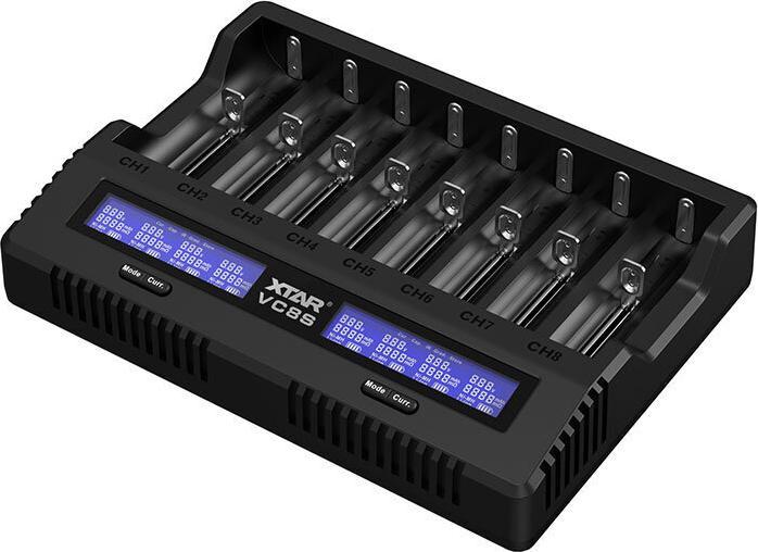 Immagine prodotto Xtar 18650-Akku-Ladegerät VC8S (Batteria + Caricabatterie)