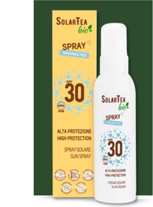 Actual product image Bema Solar Tea Bio Spray Spf30 High Protection 100ml (Sun spray, SPF 30, 100 ml)