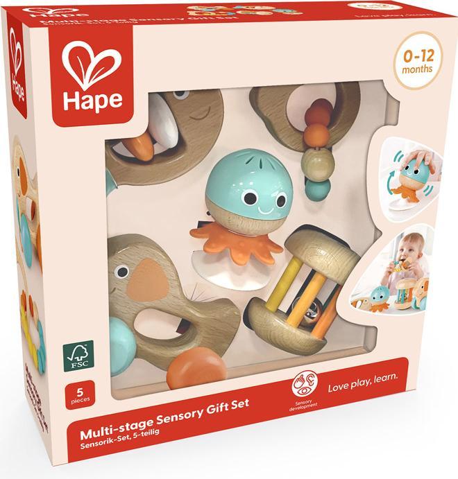 Actual product image Hape Multi-stage Sensory Gift Set