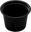 Produktbild Antalis Dressingbecher 30ml/1 oz Ø44x30mm schwarz PP 250pcs/Pack - (250 pcs.)