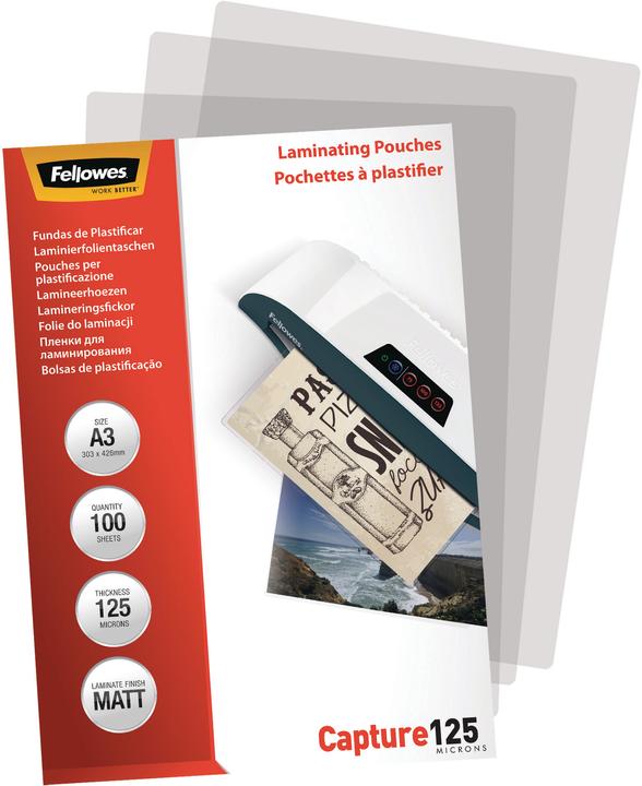Produktbild Fellowes Laminierfolien (A3, 100 Stück, 125 µm)