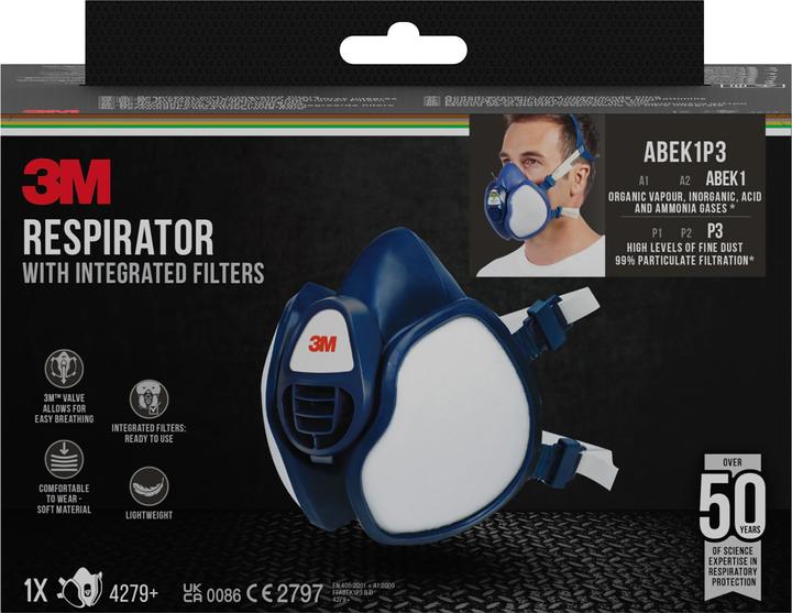 Produktbild 3M Atemschutzmaske (ABEK1, ABEK1P3, 1 x)