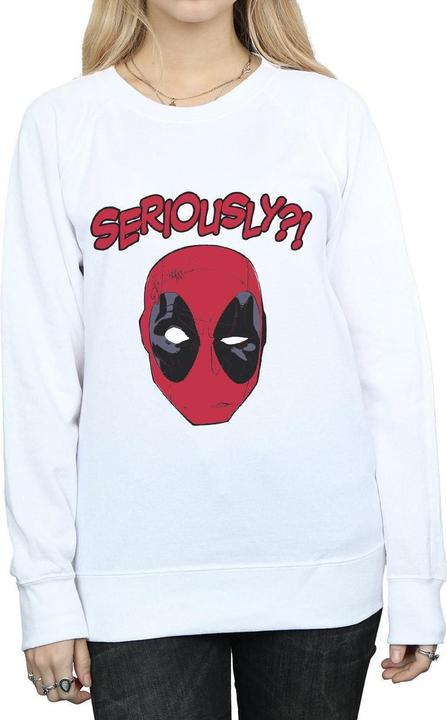 Actual product image Womens/Ladies Deadpool Seriously Sweatshirt (L)