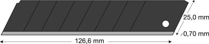 Image du produit Magni Lame sécable black 25mm Pack a 10 pcs LUTZ BLADES