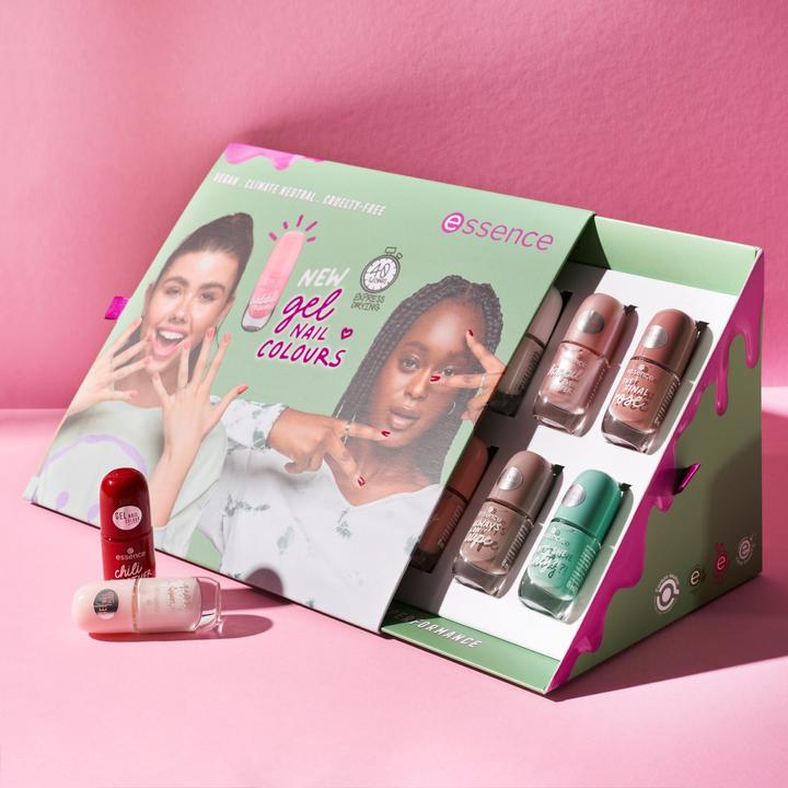 Produktbild essence gel nail colour (52 Coral me maybe, Gel-Effekt Nagellack)