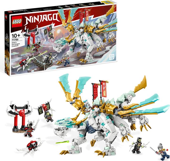 Actual product image LEGO Zane's ice dragon (71786, LEGO Ninjago)