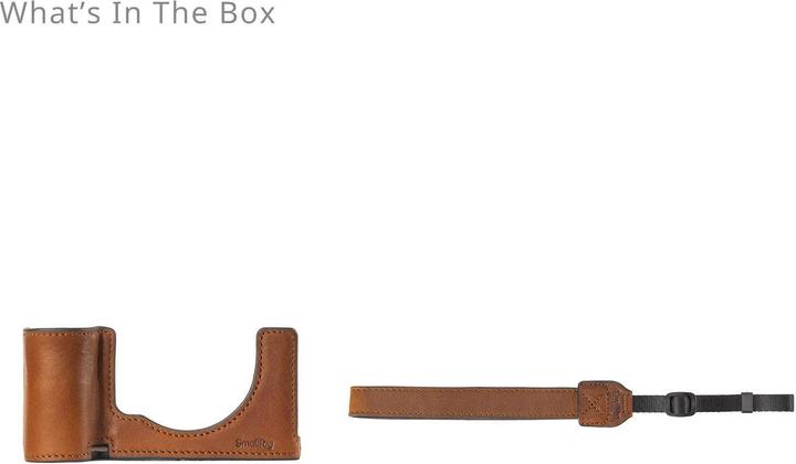Image du produit SmallRig 5015 Camera Leather Case Kit for Sony Alpha 7C II / Alpha 7CR (Kamera Bereitschaftstasche)