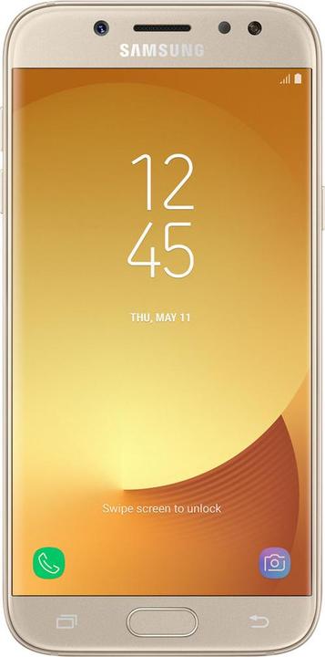 Samsung Galaxy J5 (2017) Duos (16 GB, Gold, 5.20", Dual SIM + SD, 13 Mpx, 4G)