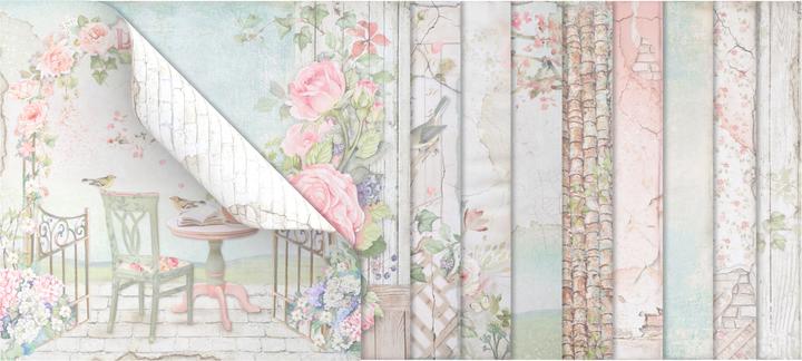 Immagine prodotto Stamperia Blocco scrapbook "Casa delle rose", 10 fogli, 30,5x30,5cm (190 g/m², 10 x)