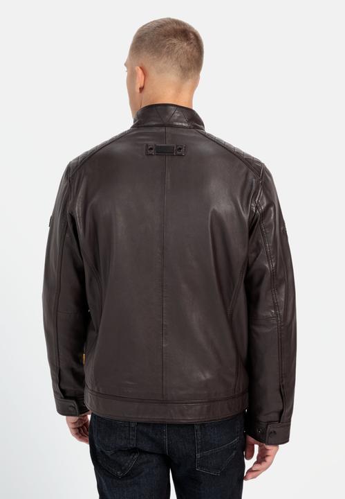 Actual product image Camel Active Leather jacket with stand-up collar (52)
